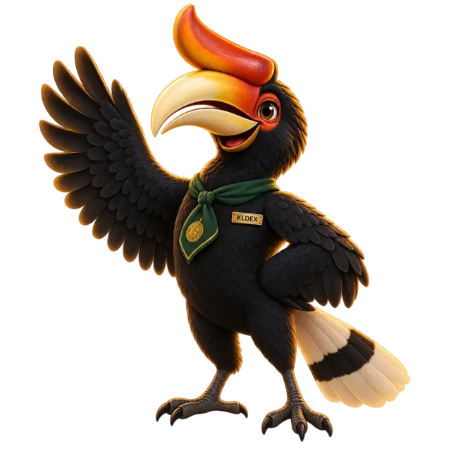 Rimba, KLDEX’s rhinoceros hornbill mascot